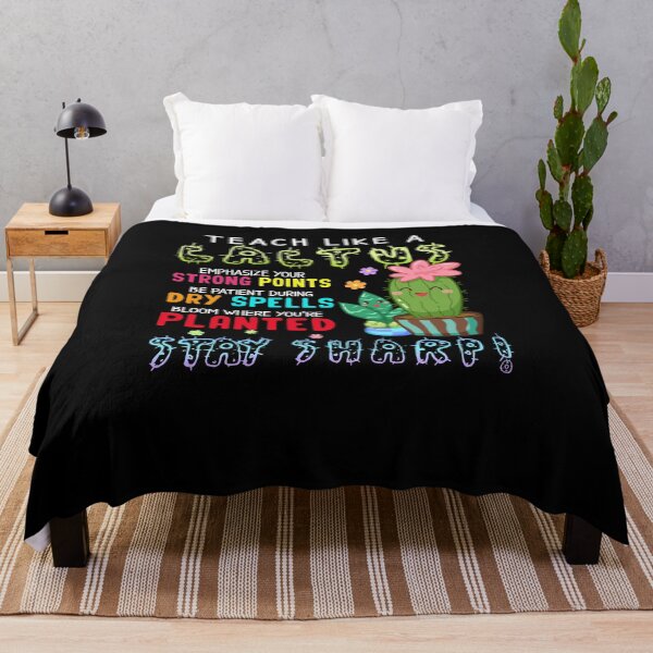 Item preview, Teach Like A Cactus Stay Sharp Teacher Cute Catus Teacher Lovers designed and sold by vadenhannige46.