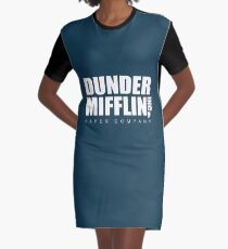 Dunder Mifflin Graphic T-Shirt Dress