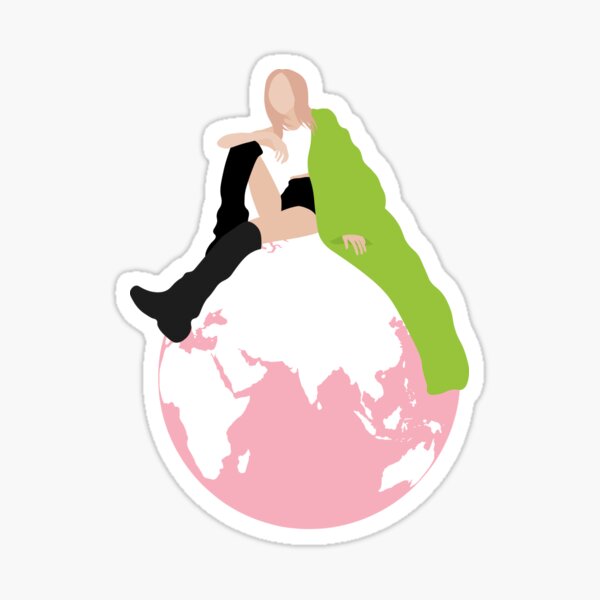 Rose Globe Sticker