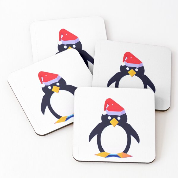 Item preview, little penguin with a Christmas hat  designed and sold by Seanyah.