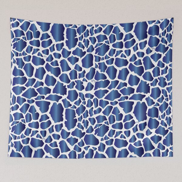 Item preview, Giraffe Print - Blue designed and sold by TwinPowerTammy.