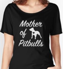 Camiseta ancha Madre de Pitbulls, pitbull mamá Camisa