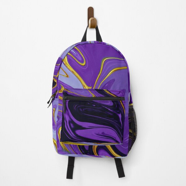 Item preview, Golden Lines Lavender Punch| Trippy Liquid Art | Trippy Art | Stoked Up Art designed and sold by StokedUpArt.