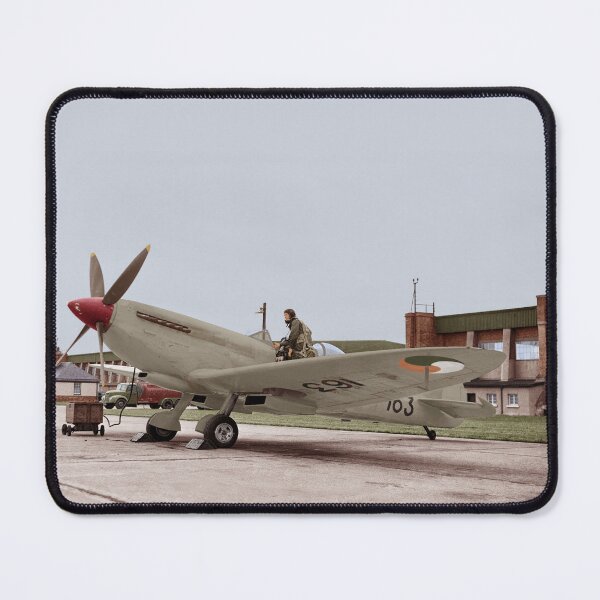 Item preview, Irish Air Corps WW2 - Last Spitfire in service 1961 - Baldonnel Aerodrome designed and sold by Marc Redmond.