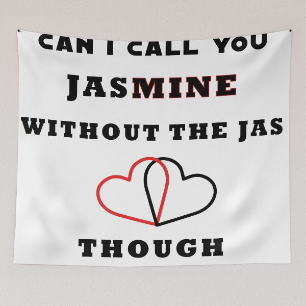 Item preview,  CAN I CALL YOU JAS(MINE) - ( Black on White) designed and sold by dennaibz.