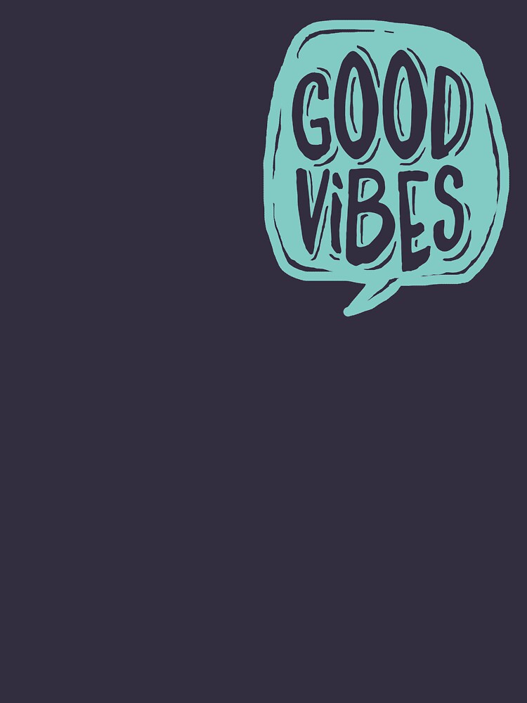 Good Vibes - Turquoise and purple by mirunasfia