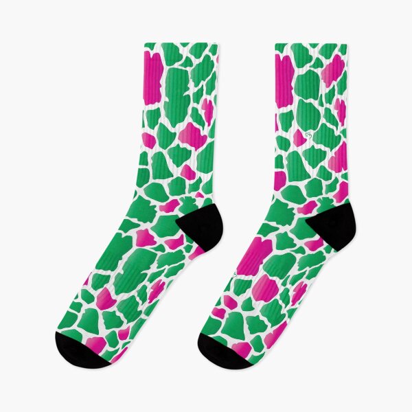 Item preview, Giraffe Print - Green and Pink designed and sold by TwinPowerTammy.