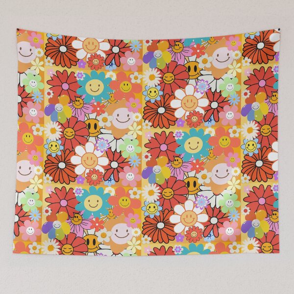 Item preview, Smiley Flowers designed and sold by burnettshirts.