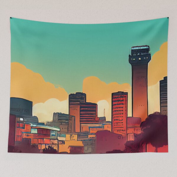 Aperçu de l'œuvre Johannesburg | Comics style créée et vendue par ComicsFactory.