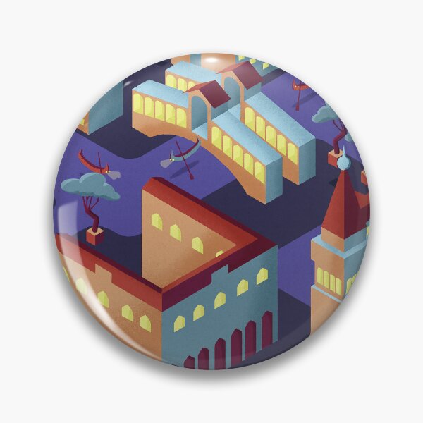 Item preview, Isometric Future Venice designed and sold by BeccaDoodles.
