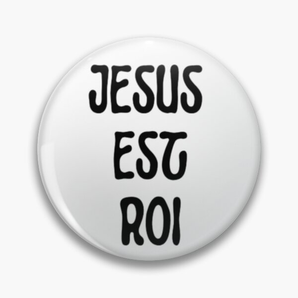 Item preview, Jesus est roi designed and sold by CherishedCloset.