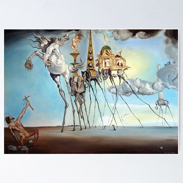 Item preview, The Temptation of Saint Anthony by Salvador Dali designed and sold by beoverpowered.