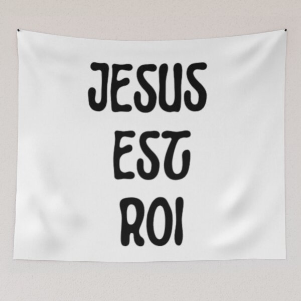 Item preview, Jesus est roi designed and sold by CherishedCloset.