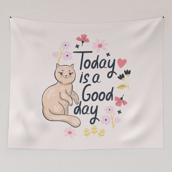 Item preview, Cute Cat Today is a Good Day designed and sold by bolimj.