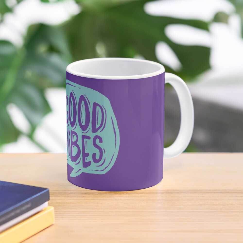Good Vibes - Turquoise and purple Mug
