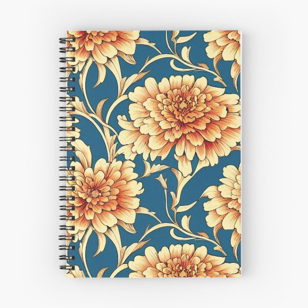 Item preview, Marigold Flowers Pattern Print designed and sold by ThePurpleMelon.