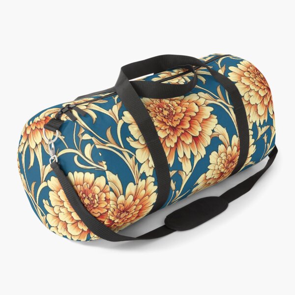Item preview, Marigold Flowers Pattern Print designed and sold by ThePurpleMelon.