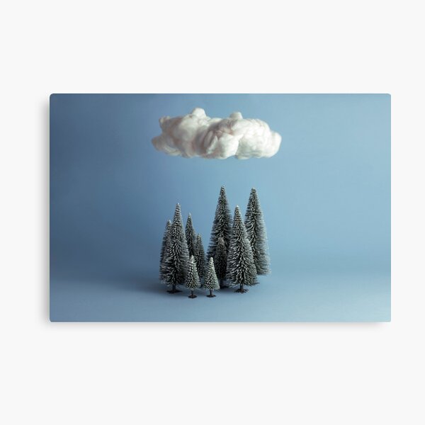 A cloud over the forest Canvas Print