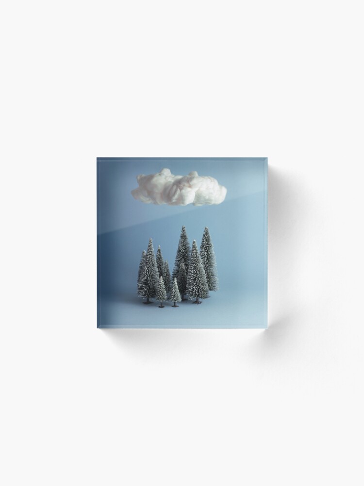 Thumbnail 2 von 5, Acrylblock, Wolken kriechen auf den Wäldern. Ich werde versuchen, dieses Bild zu beschriften, ohne das Offensichtlichste zu sagen designt und verkauft von josemanuelerre.