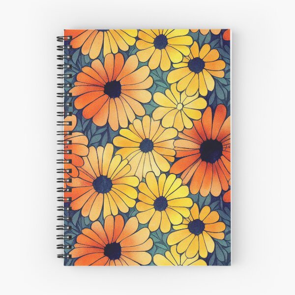 Item preview, Marigold Flowers Pattern Print designed and sold by ThePurpleMelon.