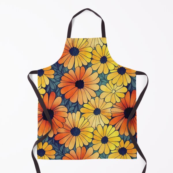 Item preview, Marigold Flowers Pattern Print designed and sold by ThePurpleMelon.
