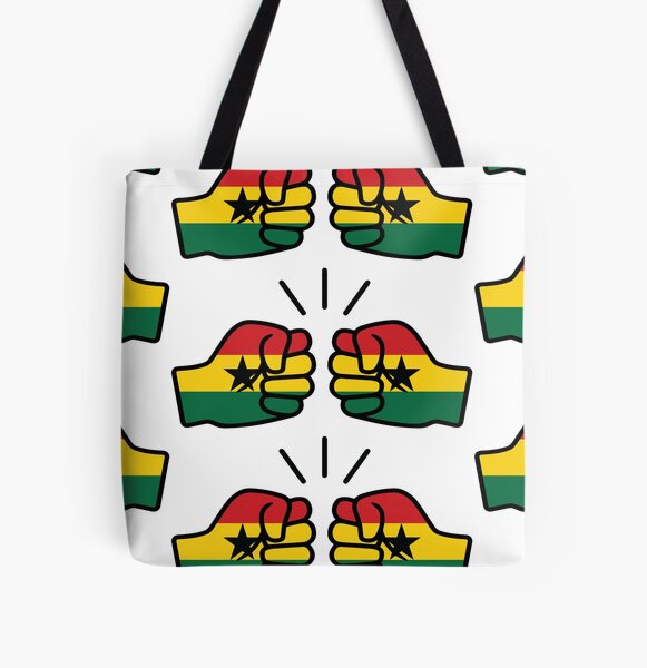 We Run Tings, Ghana (African Themed Merchandise) All Over Print Tote Bag