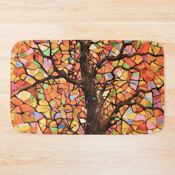 Item preview, Autumn Forest Stained Glass  designed and sold by DeusExMachina1.