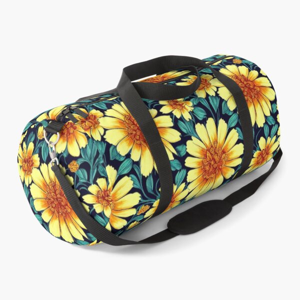Item preview, Marigold Flowers Pattern Print designed and sold by ThePurpleMelon.