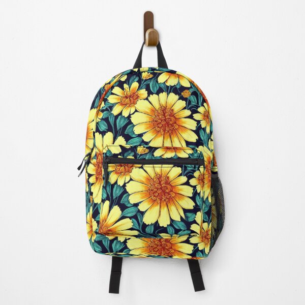 Item preview, Marigold Flowers Pattern Print designed and sold by ThePurpleMelon.