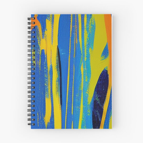 Item preview, Blue Orange and Yellow Abstract designed and sold by DeepSymbolism.