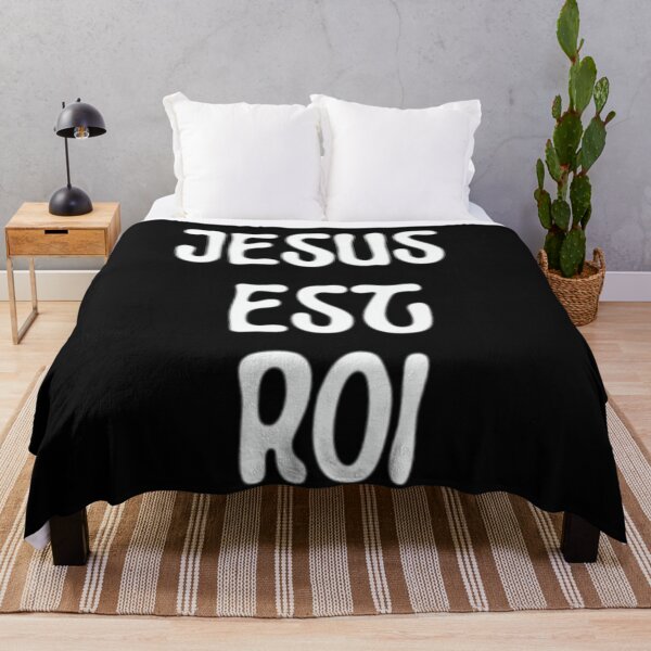 Item preview, Jesus est roi designed and sold by CherishedCloset.