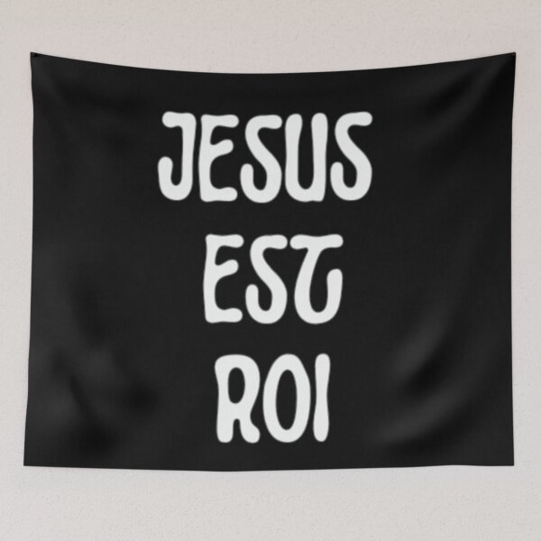 Item preview, Jesus est roi designed and sold by CherishedCloset.