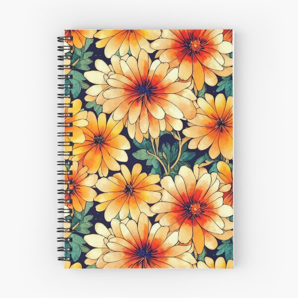 Item preview, Marigold Flowers Pattern Print designed and sold by ThePurpleMelon.
