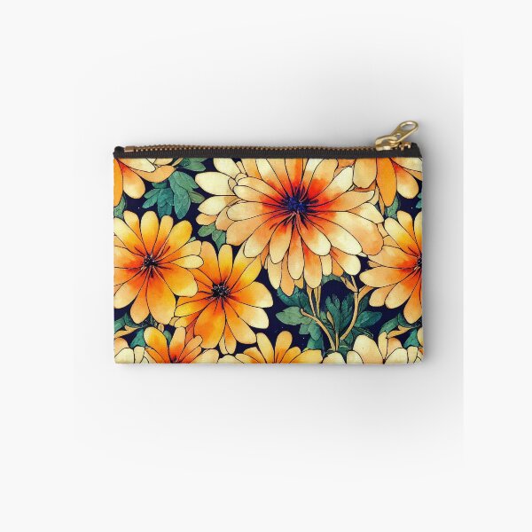 Item preview, Marigold Flowers Pattern Print designed and sold by ThePurpleMelon.