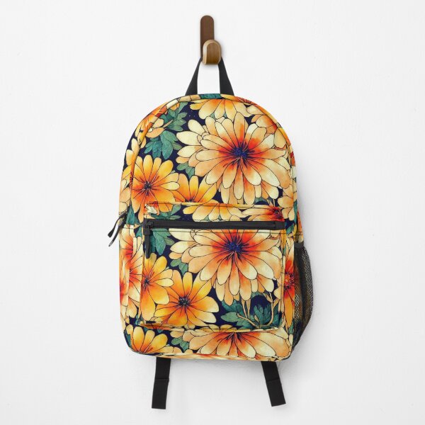 Item preview, Marigold Flowers Pattern Print designed and sold by ThePurpleMelon.