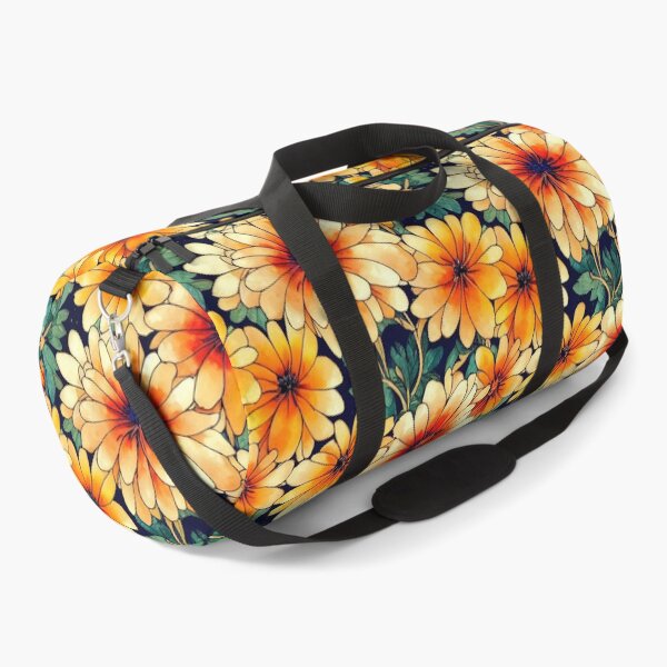 Item preview, Marigold Flowers Pattern Print designed and sold by ThePurpleMelon.
