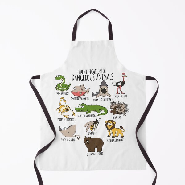 Item preview, Cute Funny Animal Lover's Identification of Dangerous Animals designed and sold by Nerd Shizzle.