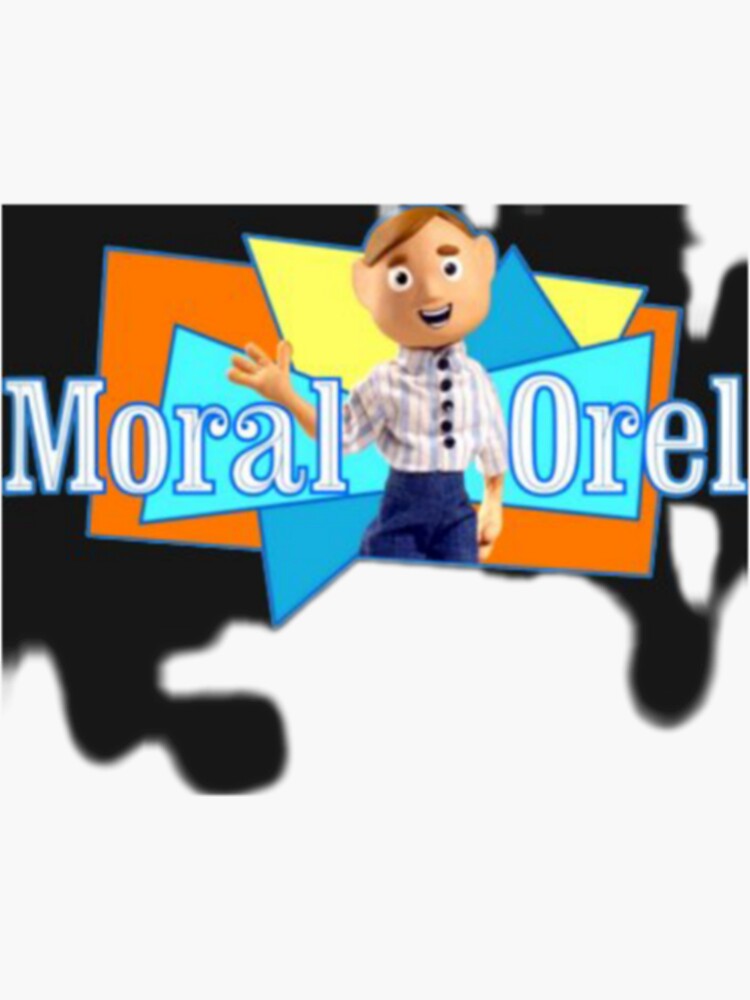 "Moral Orel LOGO moral orel, orel, moral, adult swim " Sticker for Sale