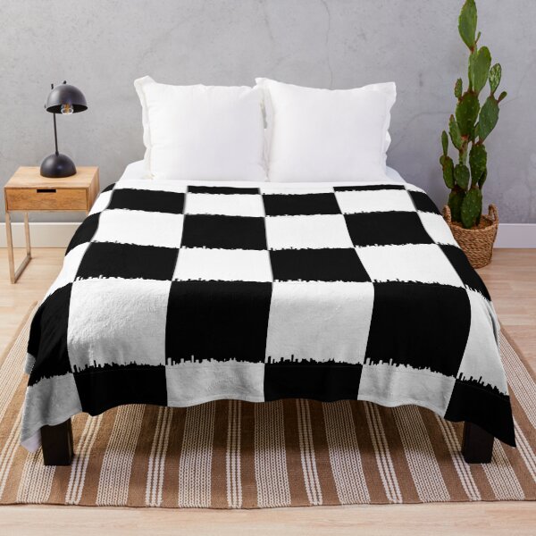 Item preview, Liverpool cityscape black and white check pattern designed and sold by Paul Madden.