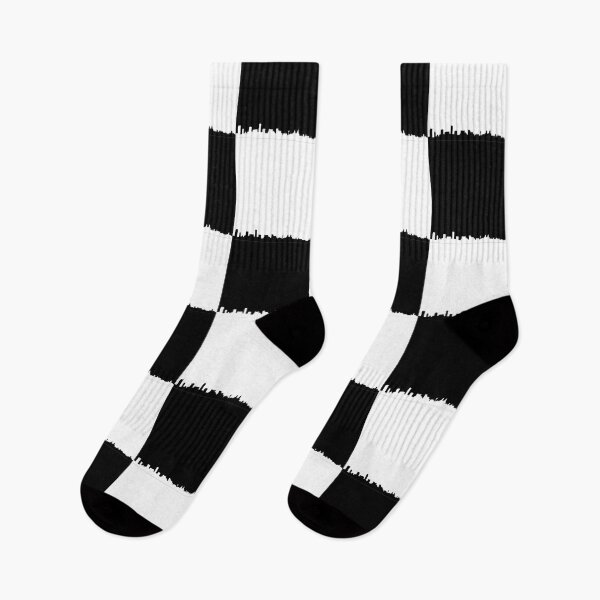 Item preview, Liverpool cityscape black and white check pattern designed and sold by Paul Madden.