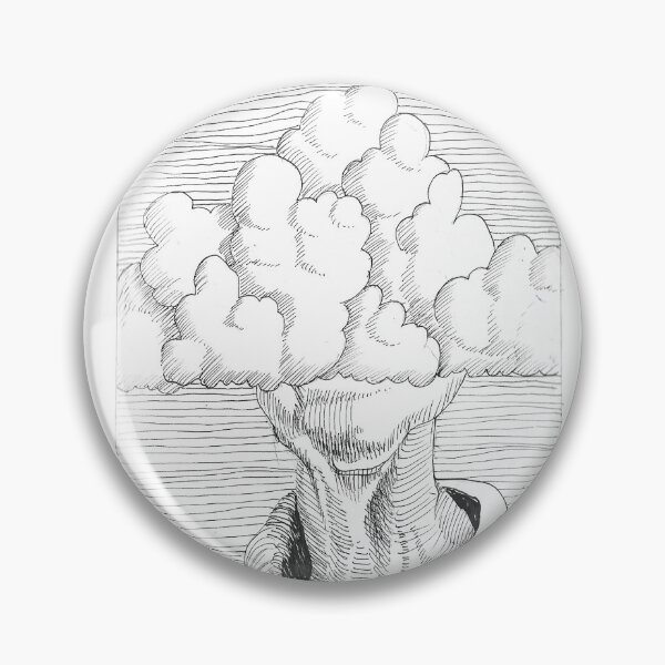 Item preview, Stuck (in the Clouds) from Inktober 2021 designed and sold by chadtheartist.