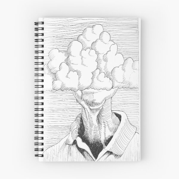Item preview, Stuck (in the Clouds) from Inktober 2021 designed and sold by chadtheartist.