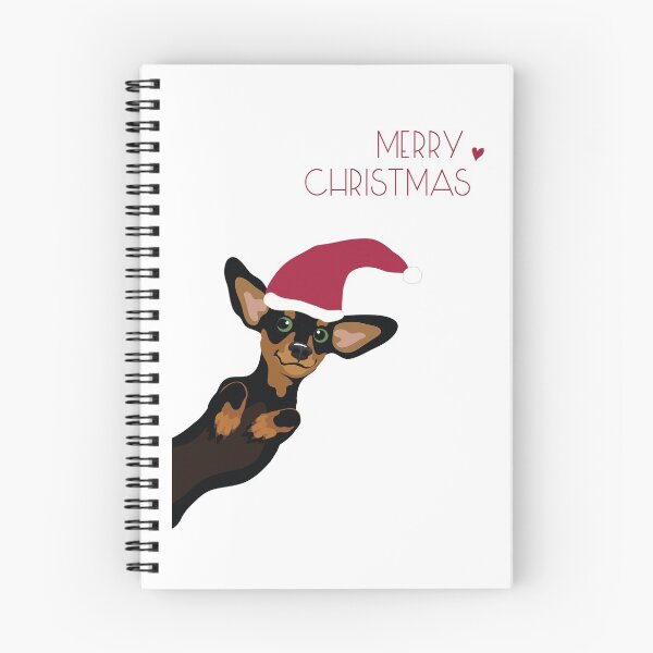 Item preview, Cute dachshund with santa hat Merry Christmas designed and sold by miluri.