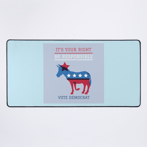 Item preview, Your right to vote democrat donkey designed and sold by LGMmugsdesign.
