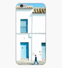 Weiße und blaue Stadt iPhone-Hülle & Cover