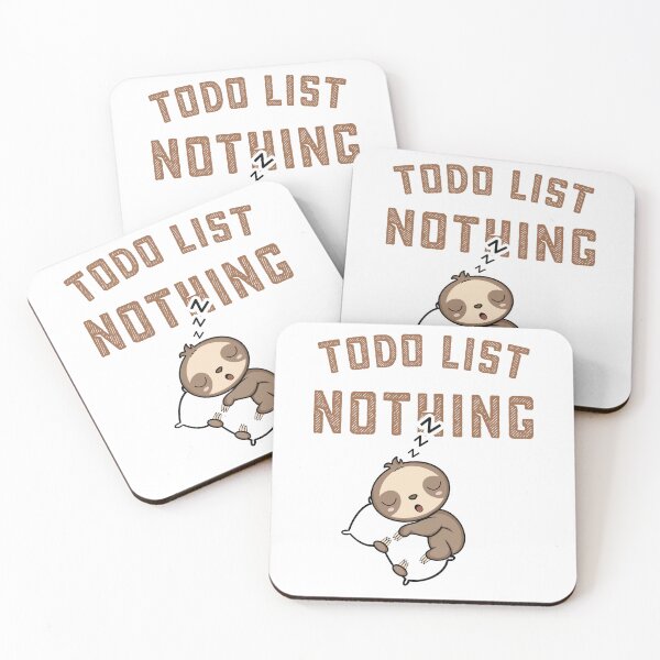 Item preview, todo nothing sloth designed and sold by AdelDa19.