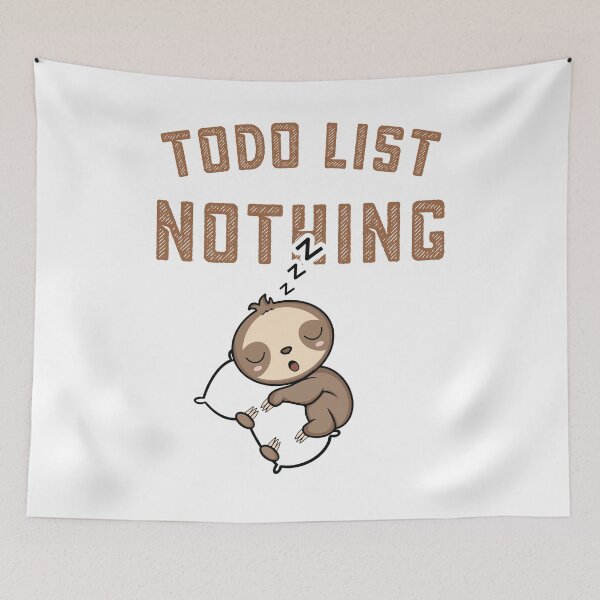 Item preview, todo nothing sloth designed and sold by AdelDa19.