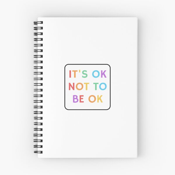 Item preview, OK not to be OK - Mental Health for kids - colorful text designed and sold by Inspirationmotivation.