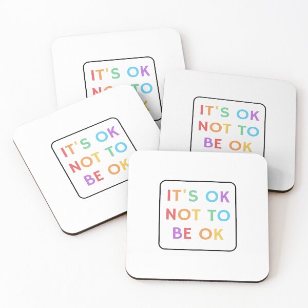 Item preview, OK not to be OK - Mental Health for kids - colorful text designed and sold by Inspirationmotivation.