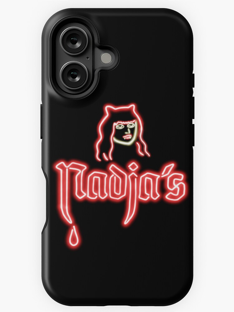 Aperçu 1 sur 4. Coque iPhone avec l'œuvre Discothèque de Nadja (fond noir) créée et vendue par azweaponx23.